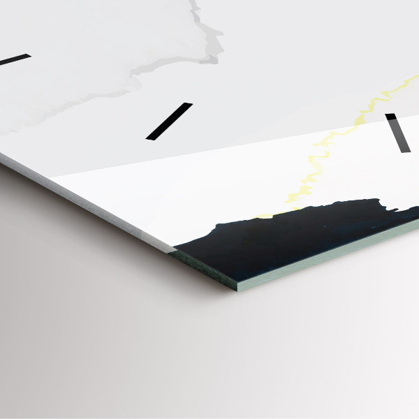 Orologio quadrato Punti di astrazione