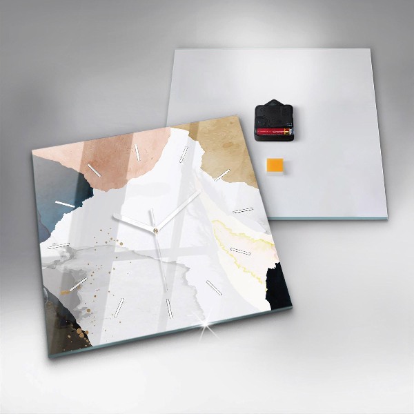 Orologio quadrato Punti di astrazione