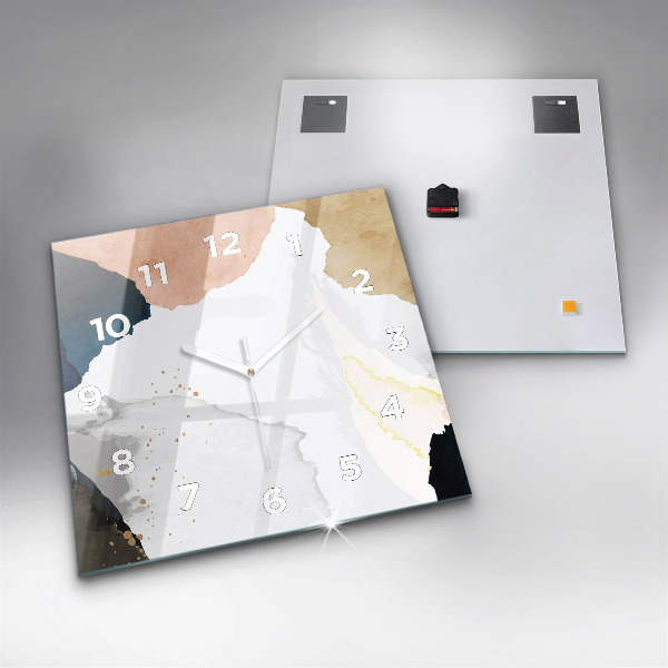 Orologio quadrato Punti di astrazione