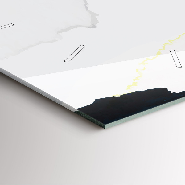 Orologio quadrato Punti di astrazione