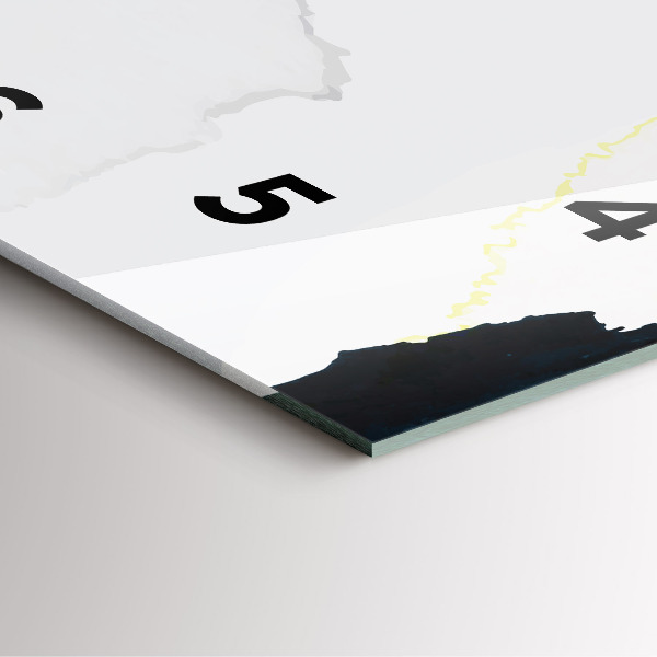 Orologio quadrato Punti di astrazione