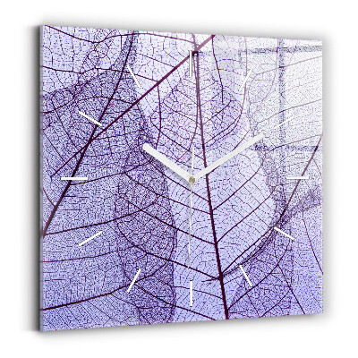 Orologio quadrato Foglie – natura