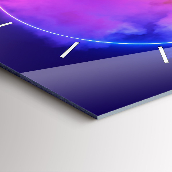 Orologio quadrato Fumo astratto 3D