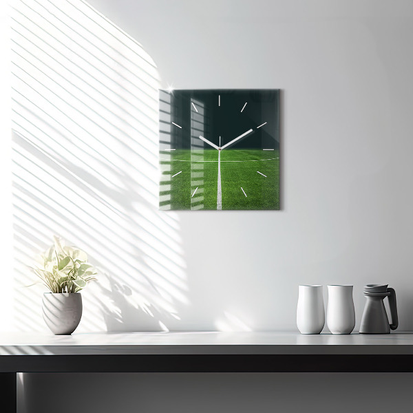 Orologio quadrato Campo da calcio
