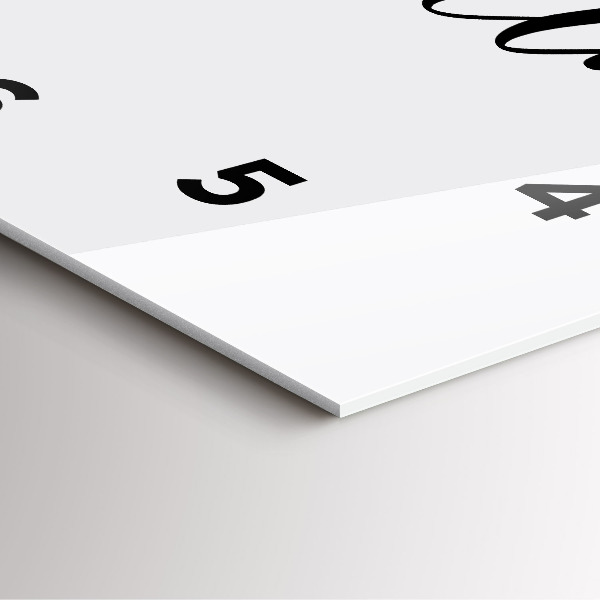 Orologio quadrato in vetro Iscrizione all'avventura