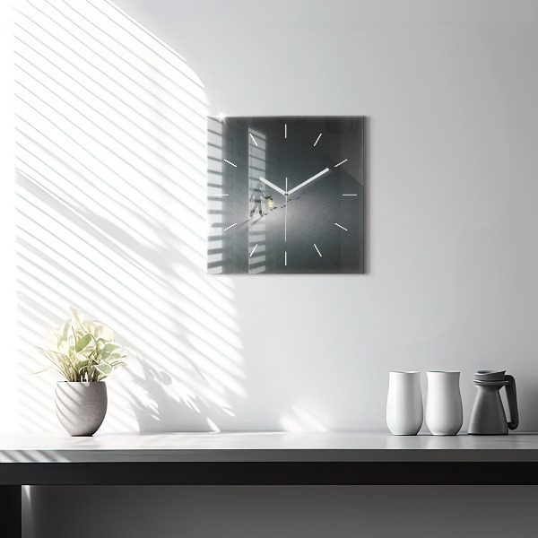 Orologio quadrato in vetro Vagabondo nell'oscurità