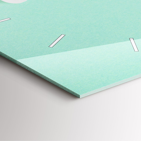 Orologio quadrato in vetro Fiori di melo in fiore