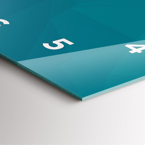 Orologio quadrato in vetro Estrazione dal mare