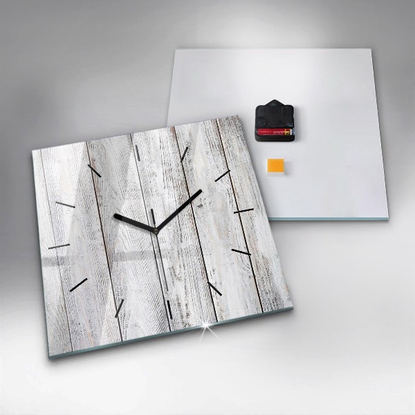 Orologio quadrato in vetro Tavole dipinte
