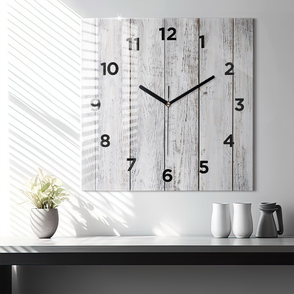 Orologio quadrato in vetro Tavole dipinte