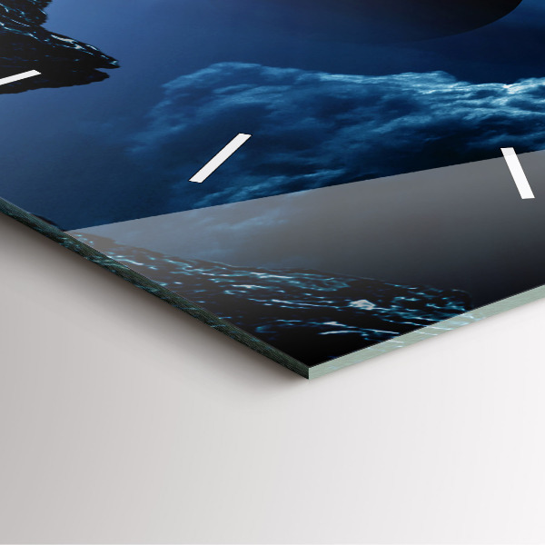 Orologio quadrato in vetro Grande Galassia