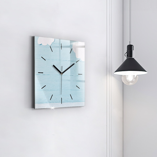 Orologio quadrato in vetro Consiglio dei bambini
