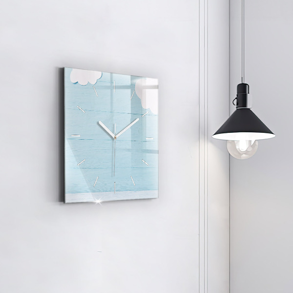 Orologio quadrato in vetro Consiglio dei bambini