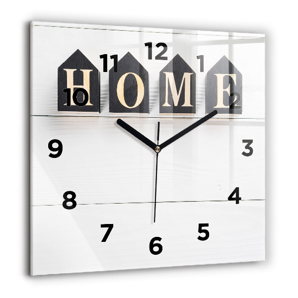 Orologio quadrato La casa dell'iscrizione