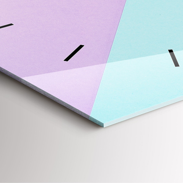 Orologio quadrato Motivo pastello