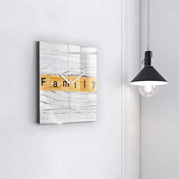Orologio quadrato Famiglia