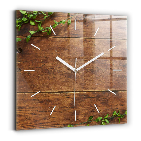 Orologio quadrato Legno rustico