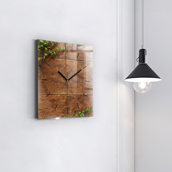 Orologio quadrato Legno rustico