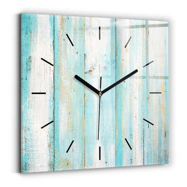 Orologio quadrato Tavole blu