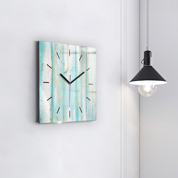 Orologio quadrato Tavole blu