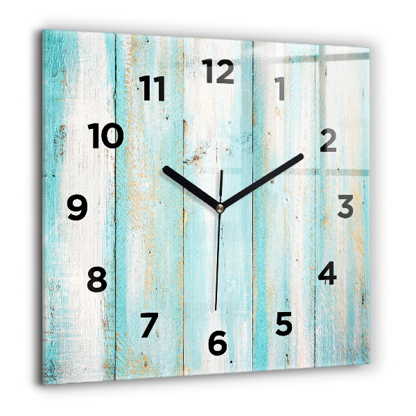 Orologio quadrato Tavole blu