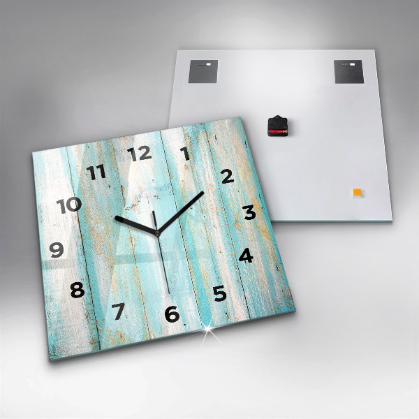 Orologio quadrato Tavole blu