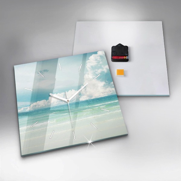 Orologio quadrato Paesaggio marino