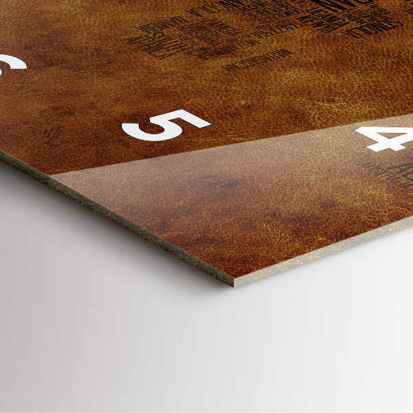 Orologio quadrato Mappa e nomi dei paesi