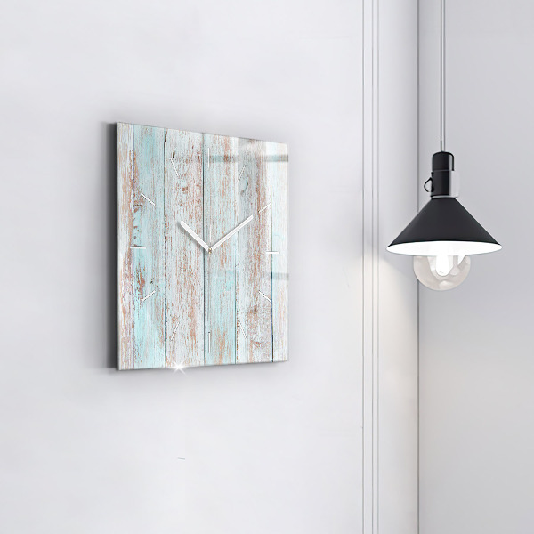 Orologio quadrato Legno pastello