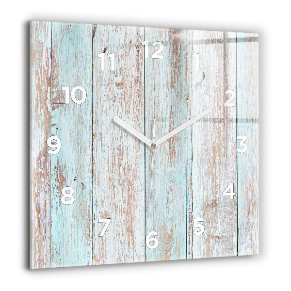 Orologio quadrato Legno pastello