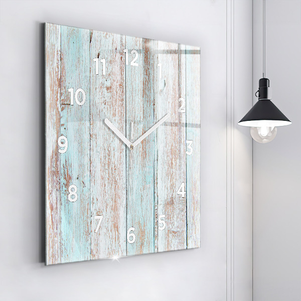 Orologio quadrato Legno pastello