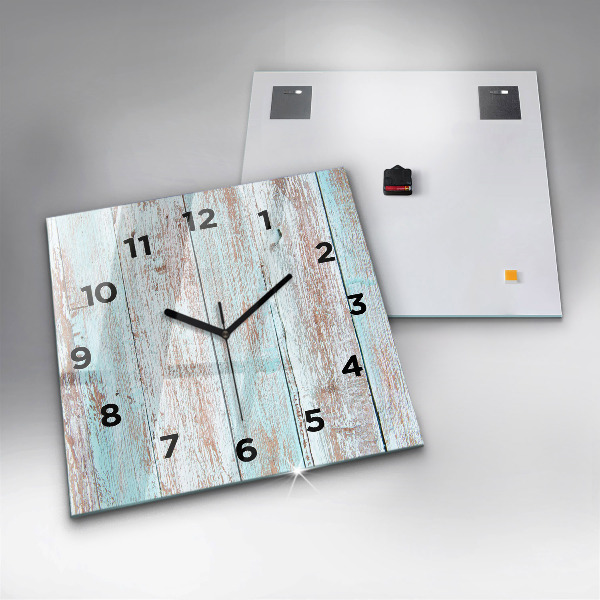 Orologio quadrato Legno pastello