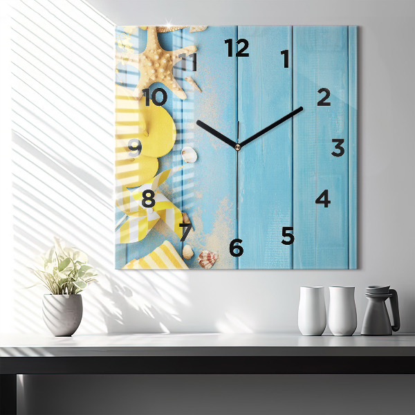 Orologio quadrato Accessori e tavole da spiaggia