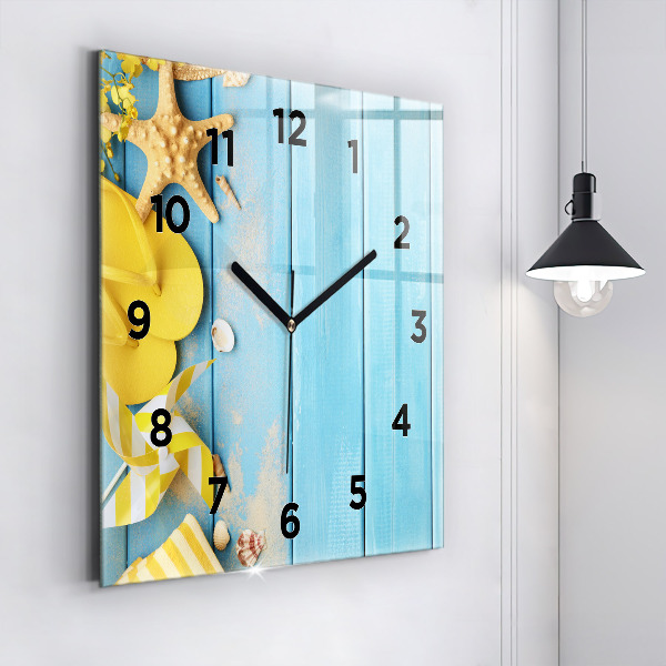 Orologio quadrato Accessori e tavole da spiaggia
