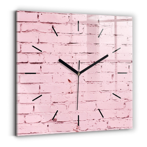 Orologio quadrato Muro di mattoni