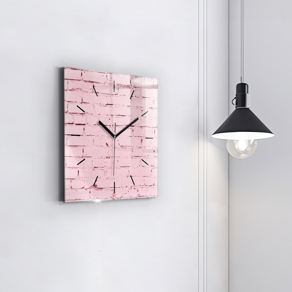 Orologio quadrato Muro di mattoni