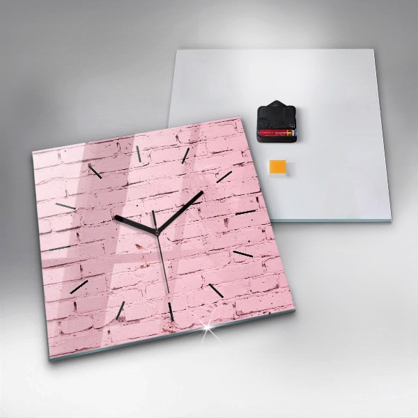 Orologio quadrato Muro di mattoni