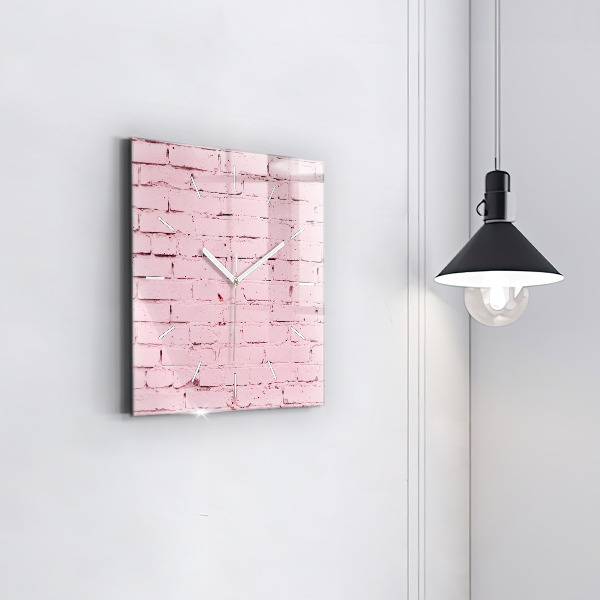 Orologio quadrato Muro di mattoni