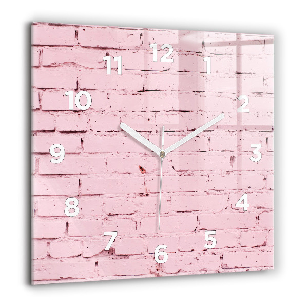 Orologio quadrato Muro di mattoni