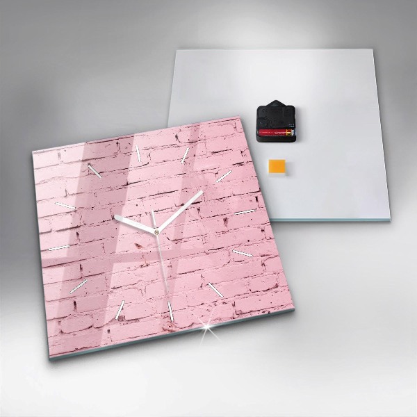 Orologio quadrato Muro di mattoni
