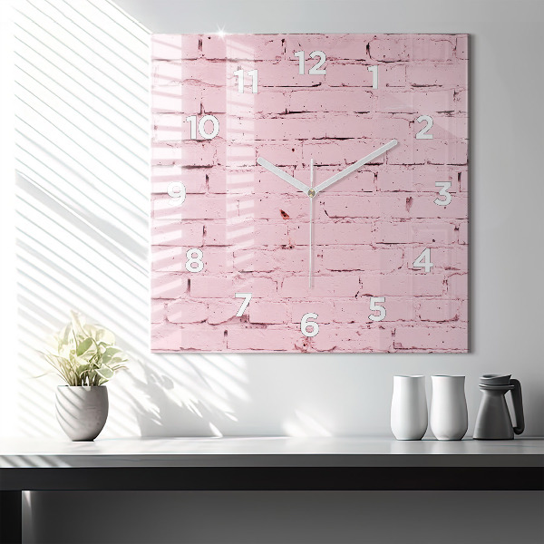 Orologio quadrato Muro di mattoni