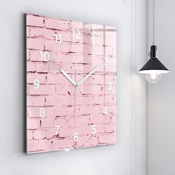 Orologio quadrato Muro di mattoni