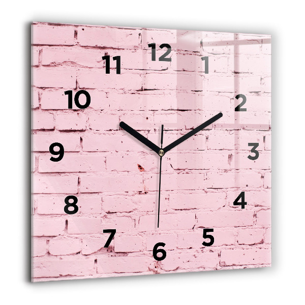Orologio quadrato Muro di mattoni