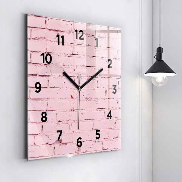 Orologio quadrato Muro di mattoni