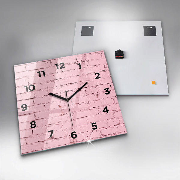 Orologio quadrato Muro di mattoni