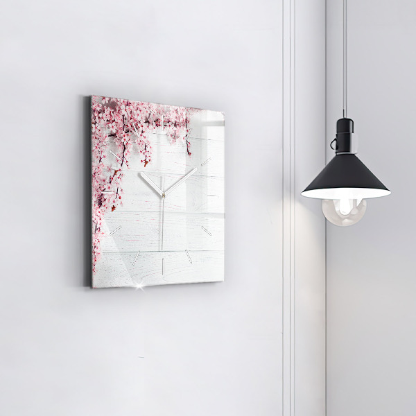 Orologio quadrato Fiori primaverili