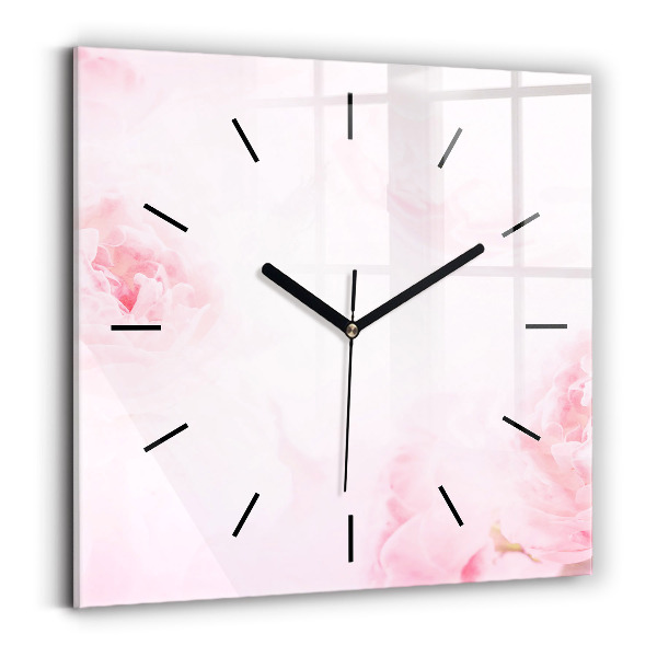 Orologio quadrato Fiori che sbocciano