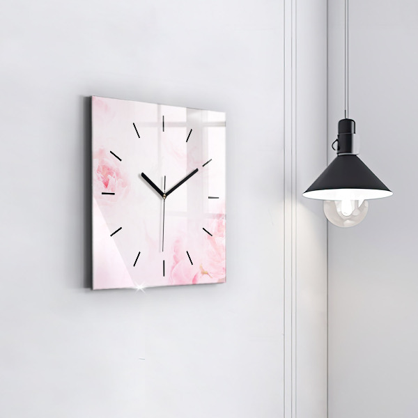 Orologio quadrato Fiori che sbocciano