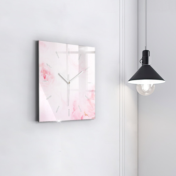 Orologio quadrato Fiori che sbocciano
