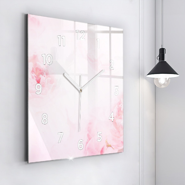 Orologio quadrato Fiori che sbocciano
